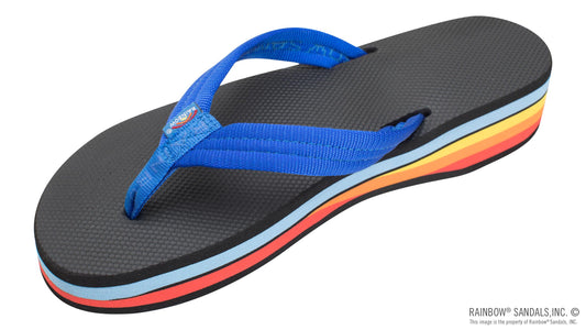Rainbow Ladies | Four Layer Wedge Soft Rubber Top (Rainbow)