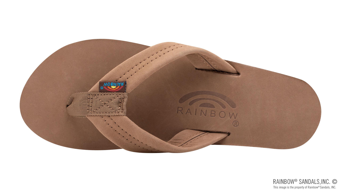 Rainbow Ladies | Six Layer Wedge Leather (Dark Brown)