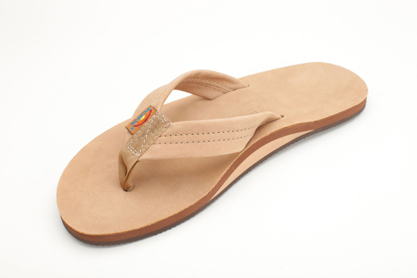 FADED | Rainbow Mens | Single Layer | Premier Leather Sandal (Sierra Brown)