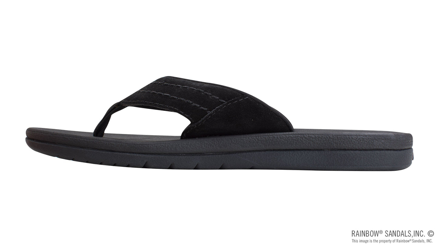 FADED Rainbow Mens | East Cape | Moulded Rubber Sandal (Black)
