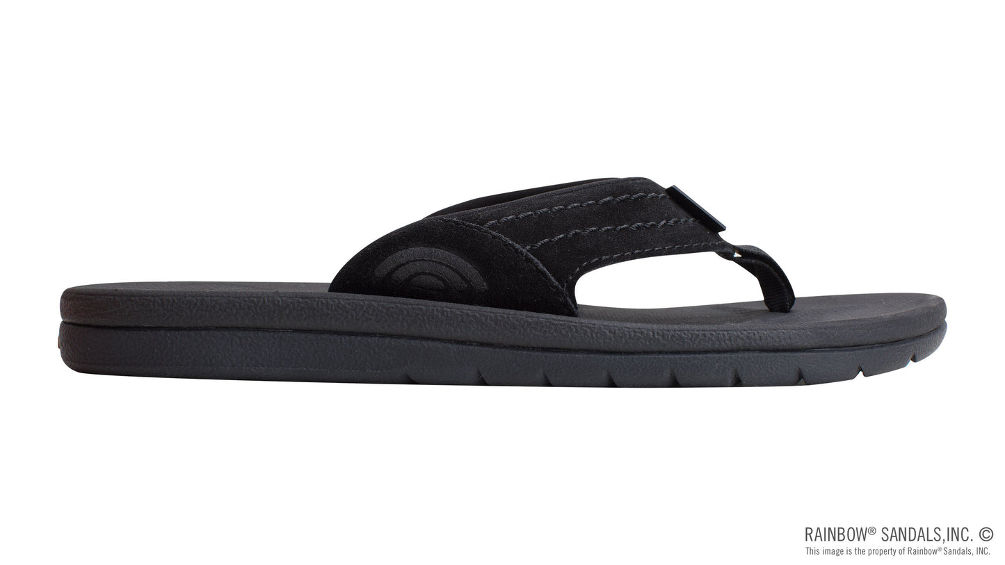 Rainbow Mens | East Cape | Moulded Rubber Sandal (Black)