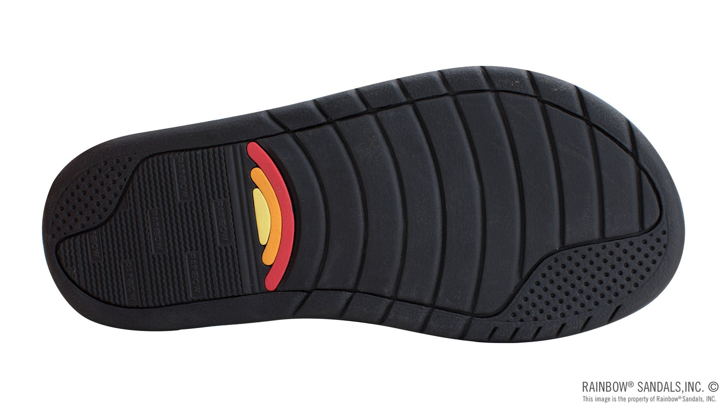 FADED Rainbow Mens | East Cape | Moulded Rubber Sandal (Black)