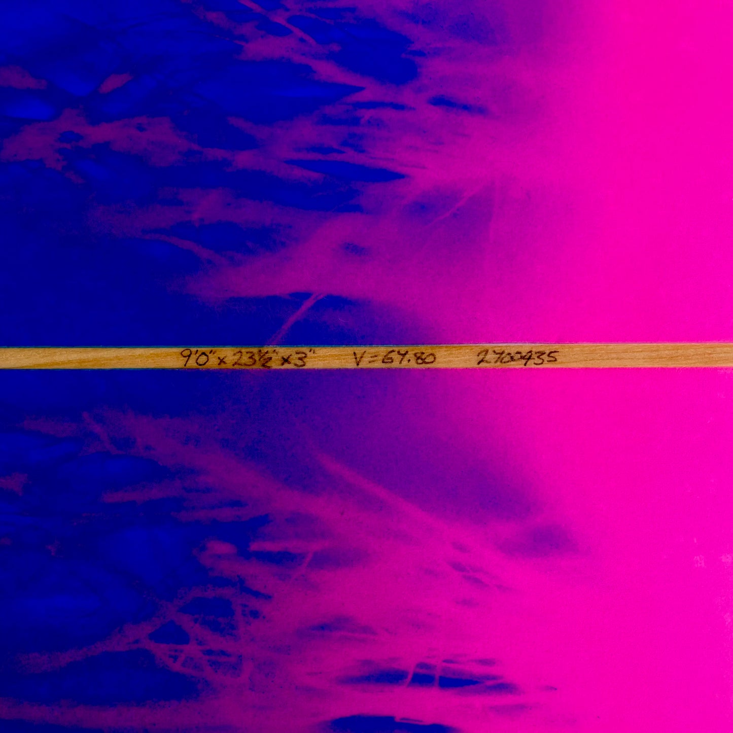 Stewart Redline 9'0 x 23.5 x 3 | V.67.80 | Polyester Blue/Purple/Pink Fade