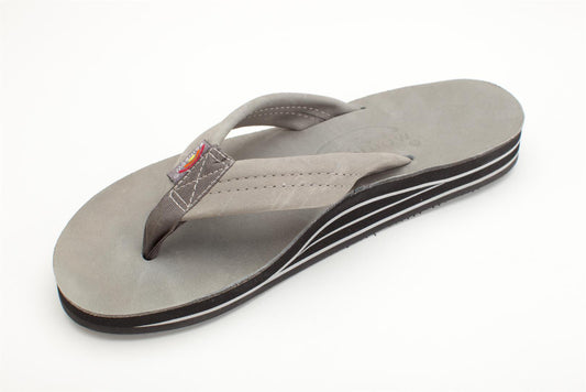 Rainbow Ladies | Double Layer | Premier Leather Sandal (Grey)