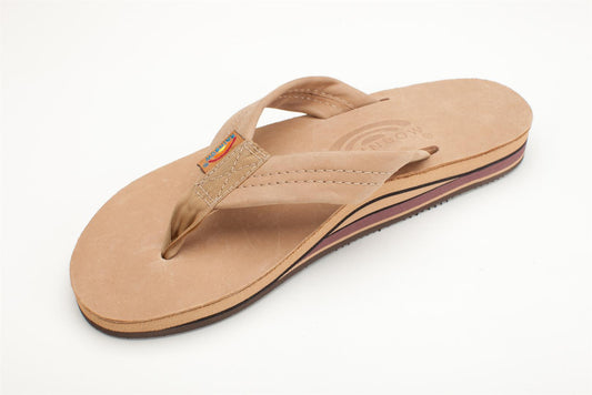 Rainbow Ladies | Double Layer | Premier Leather Sandal (Sierra Brown)
