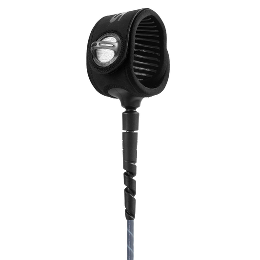 FCS Freedom Helix All Round Leash | 6" Smoke/White