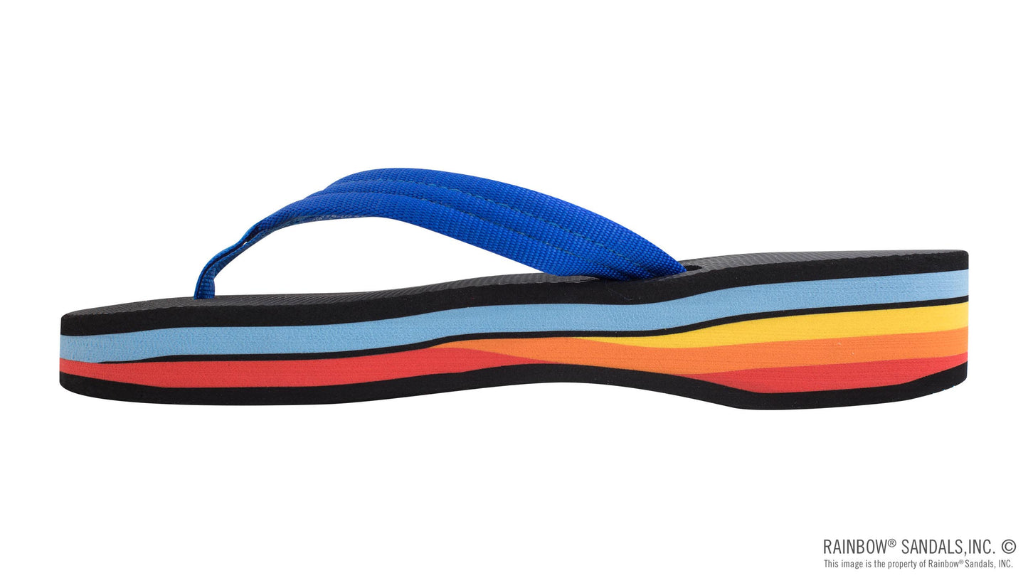 Rainbow Ladies | Four Layer Wedge Soft Rubber Top (Rainbow)