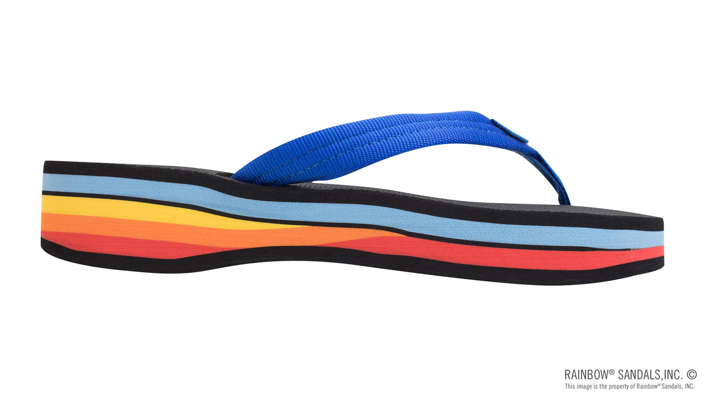 Rainbow Ladies | Four Layer Wedge Soft Rubber Top (Rainbow)