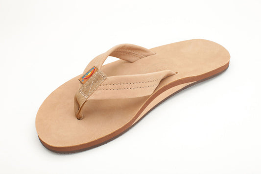 FADED | Rainbow Mens | Single Layer | Premier Leather Sandal (Sierra Brown)