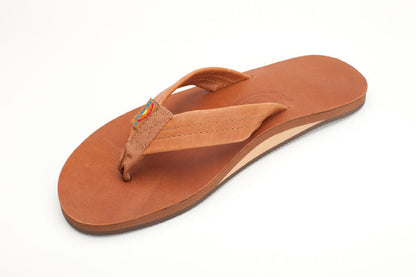 FADED | Rainbow Mens | Single Layer | Classic Leather Sandal (Tan)
