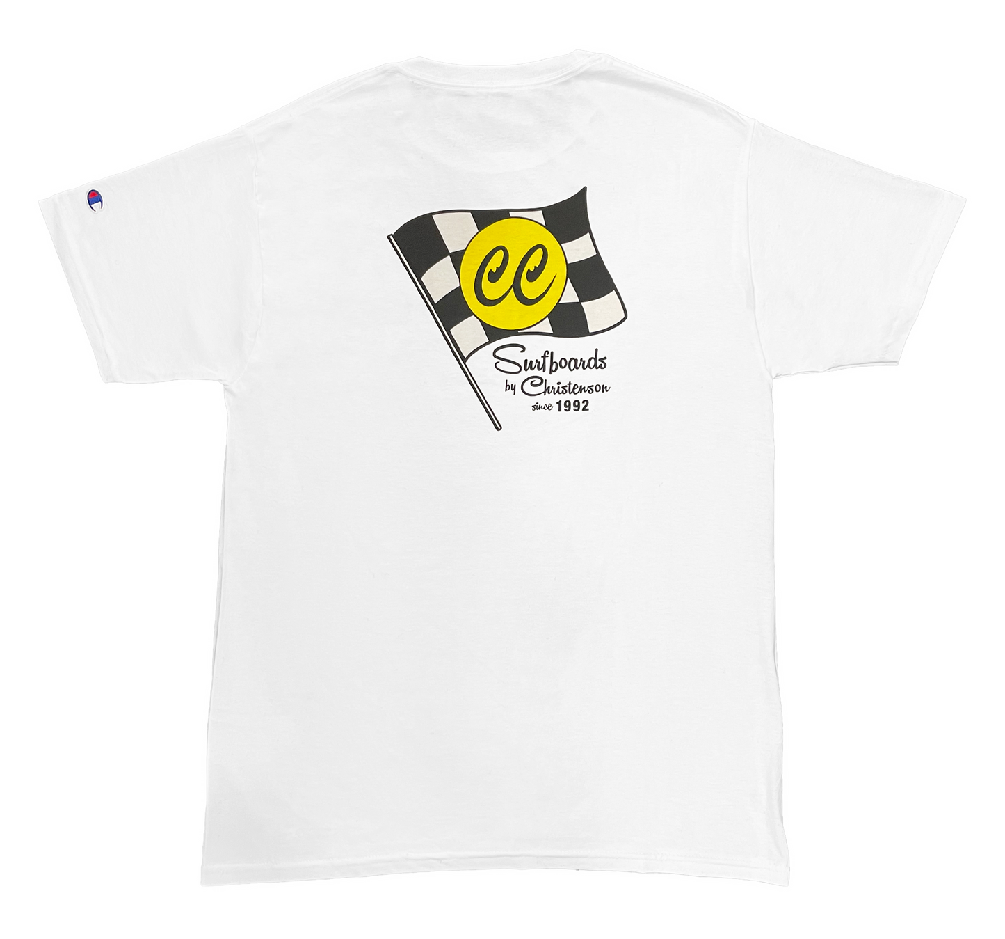 Christenson Racing Flag T-Shirt | White