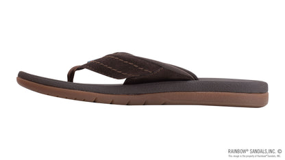 Rainbow Mens | East Cape | Moulded Rubber Sandal (Brown)