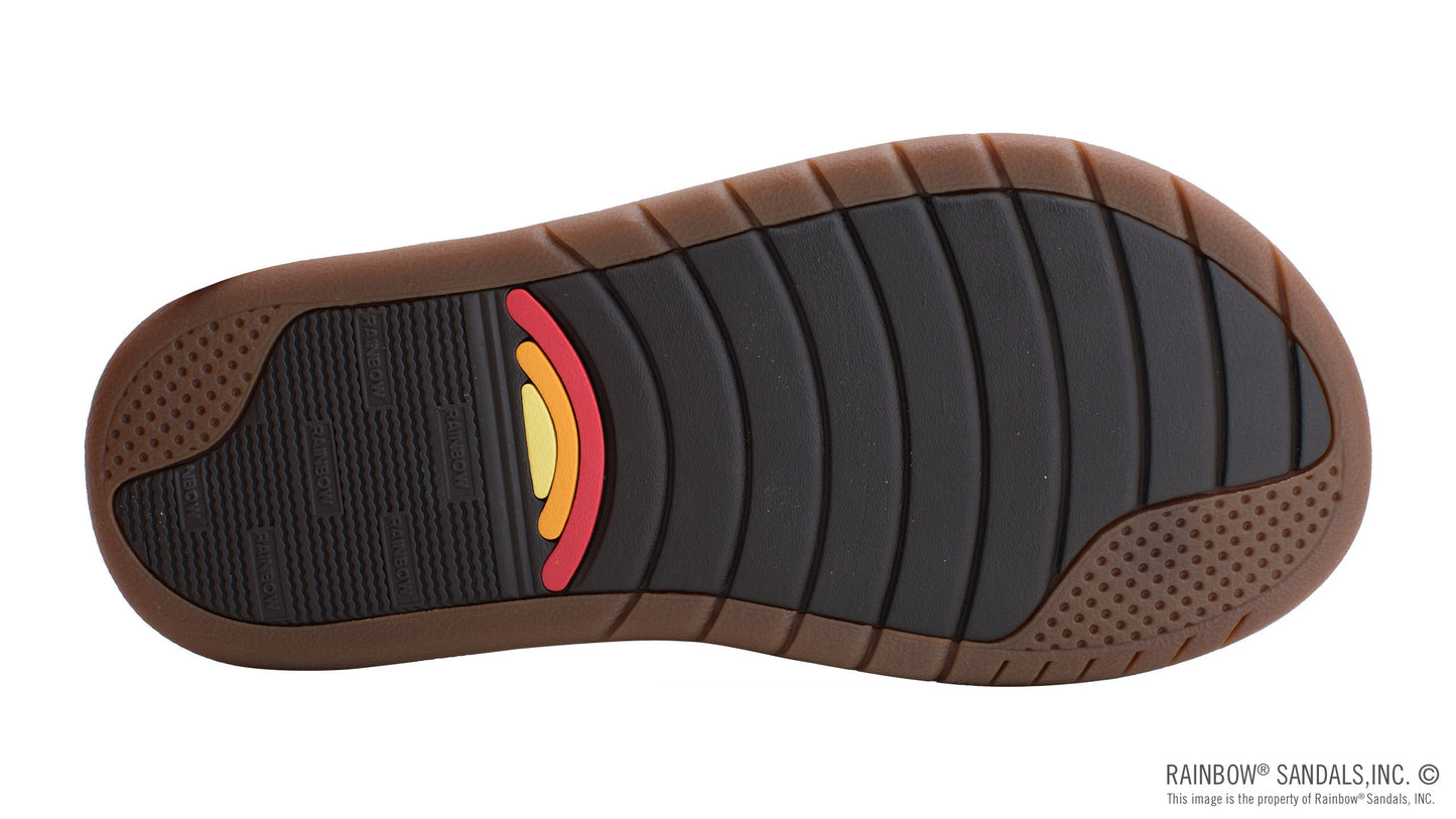 Rainbow Mens | East Cape | Moulded Rubber Sandal (Brown)