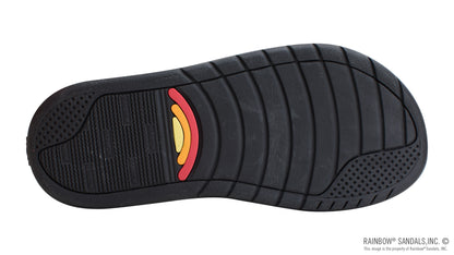 Rainbow Mens | East Cape | Moulded Rubber Sandal (Black & Rainbow)