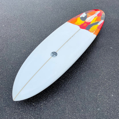 Nohana Retro Rocket | Resin | 6'2" X 20 3/4" X 2 3/4" (38.39L)