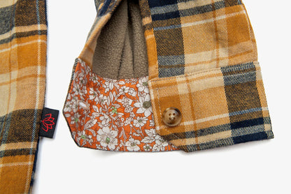 Flannel Shirt | Yellow | Fleece Lined
