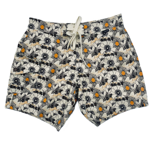 Canvas Boardshorts | Cream Floral