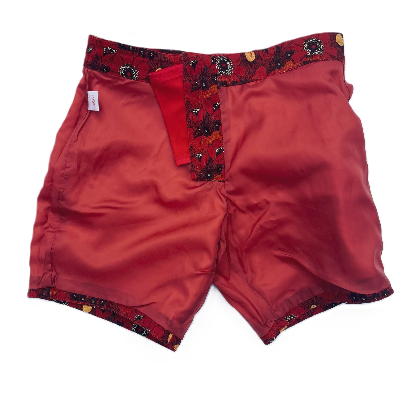 Canvas Boardshorts | Red Floral