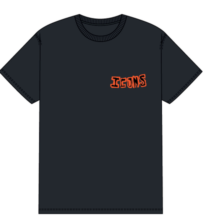 Icons T-Shirt | Sunset | Black | New