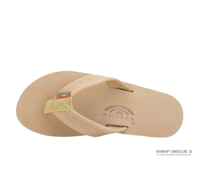 Rainbow Mens | Single Layer | Premier Leather Sandal (Sierra Brown Sunsets)