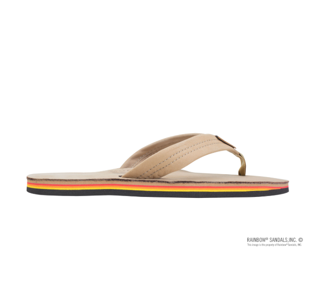 Rainbow Mens | Single Layer | Premier Leather Sandal (Sierra Brown Sunsets)