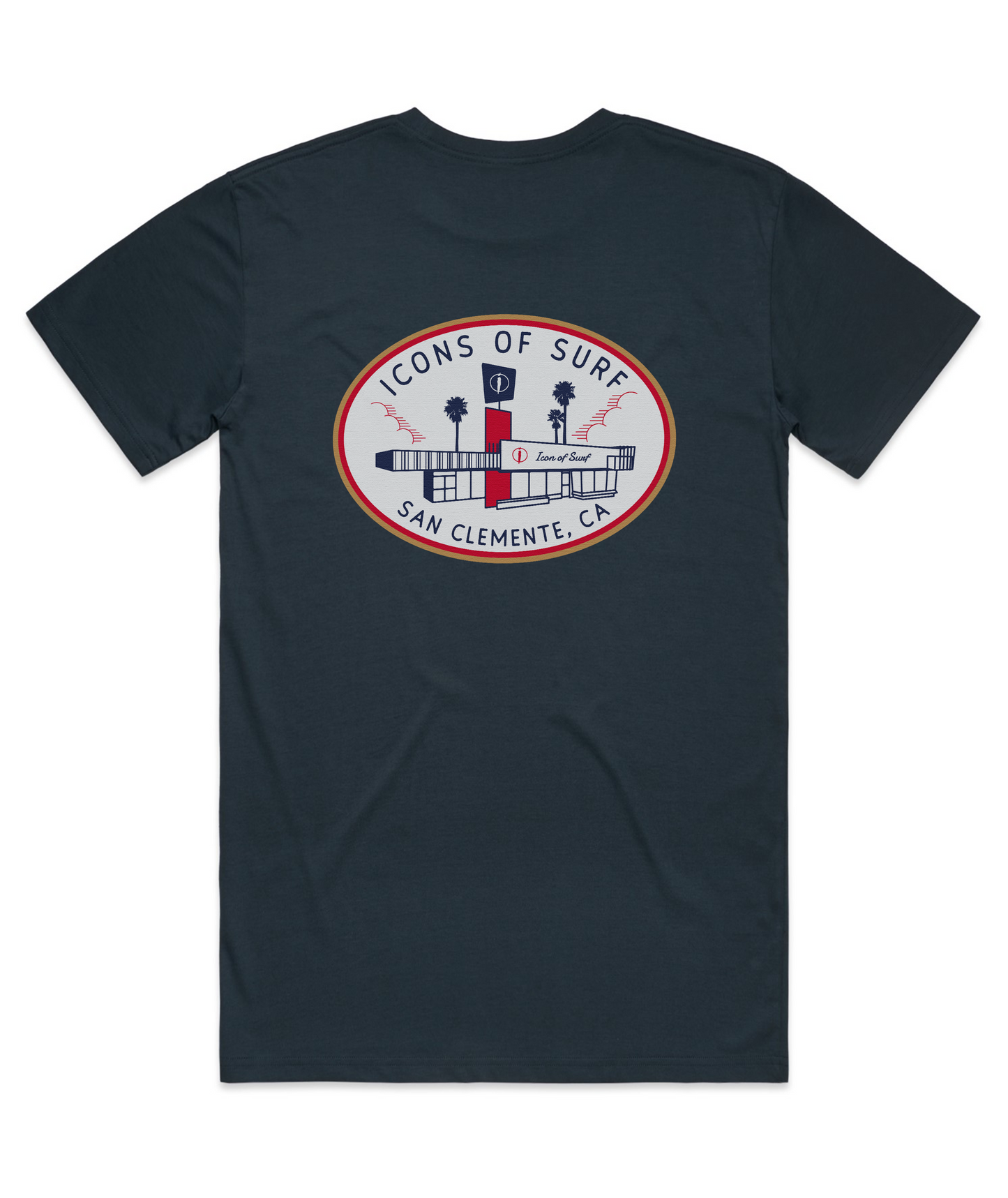 Icons T-Shirt | Mid-century Oval | Black | New
