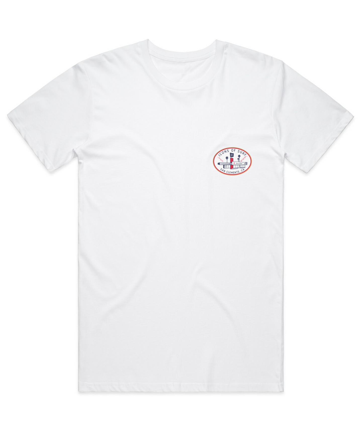 Icons T-Shirt | Mid-century Oval | White | New