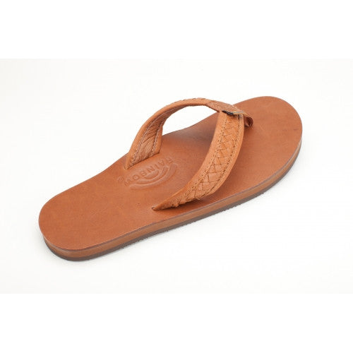 Rainbow Mens 'The Bentley' Leather Sandal (Tan)