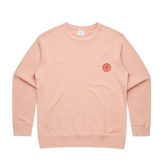 Nineplus Ladies Sweatshirt | Joplin Patch (Pale Pink)
