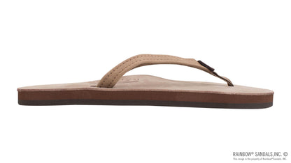Rainbow Ladies | Thin Strap Single Arch | Premier Leather Sandal (Dark Brown)