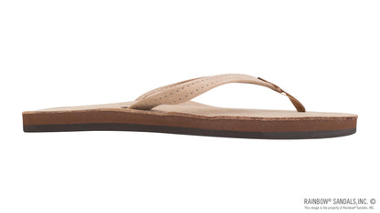 Rainbow Ladies | Thin Strap Single Arch | Premier Leather Sandal (Sierra Brown)