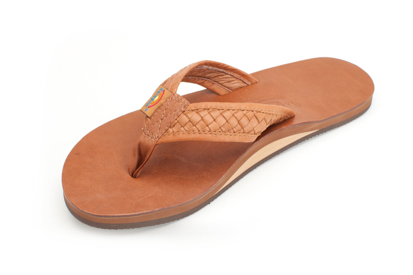 Rainbow Mens | 'The Bentley' | Classic Leather Sandal (Tan)
