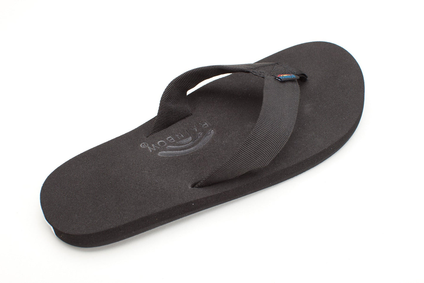 Rainbow Mens | The Cloud | Soft Rubber Sandals (Black)