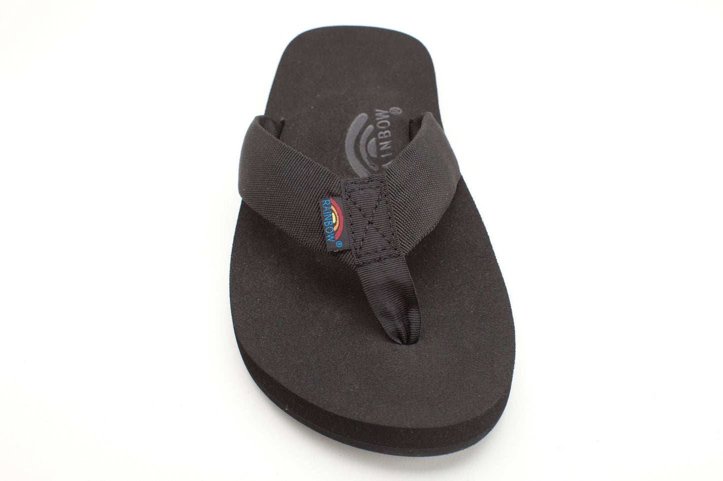 Rainbow Mens | The Cloud | Soft Rubber Sandals (Black)