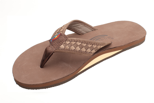 Rainbow Mens | 'The Bentley' | Classic Leather Sandal (Expresso)