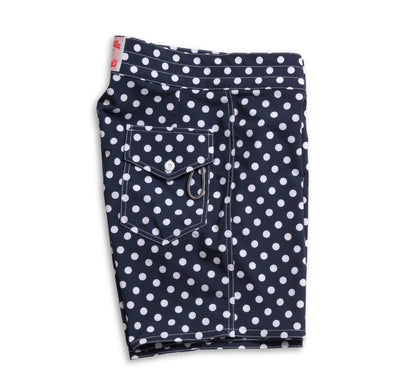 Birdwell |  808 Polka Dot Board Shorts | Navy
