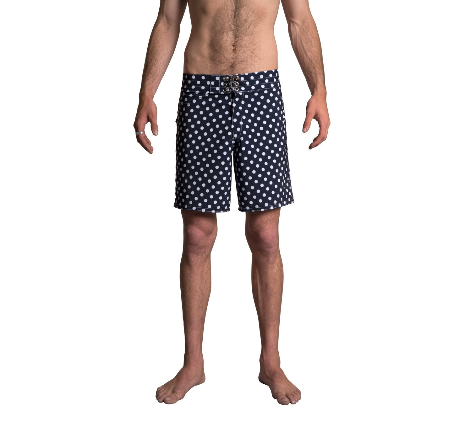 Birdwell |  808 Polka Dot Board Shorts | Navy