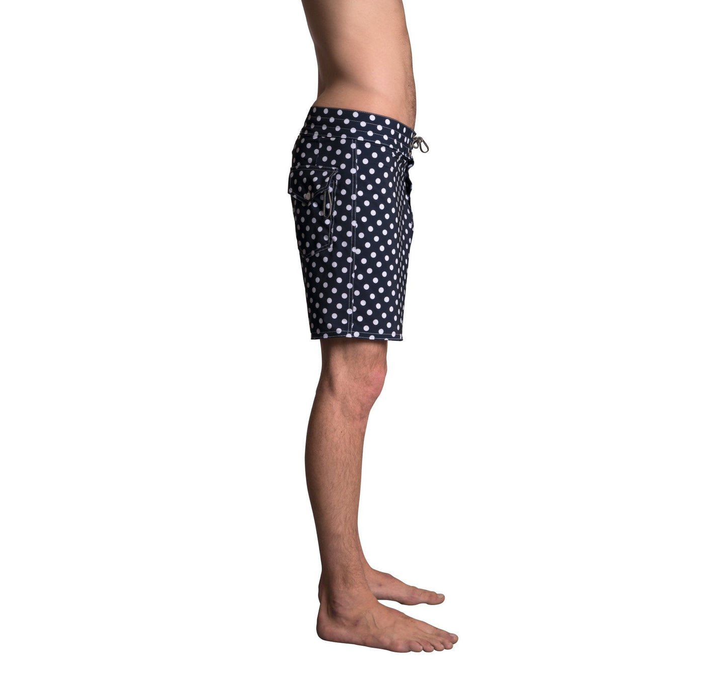 Birdwell |  808 Polka Dot Board Shorts | Navy