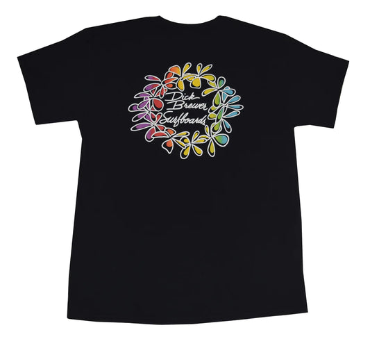 Simple Lei | Black with coloured logo.