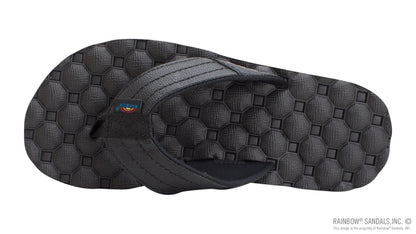Rainbow Mens | Holoholo Gerry Lopez | Rubber Signature Sandal | Black
