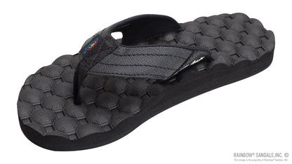 Rainbow Mens | Holoholo Gerry Lopez | Rubber Signature Sandal | Black