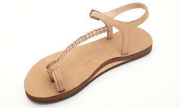 Rainbow Ladies | Marley Side Braid Sandal (Sierra Brown)