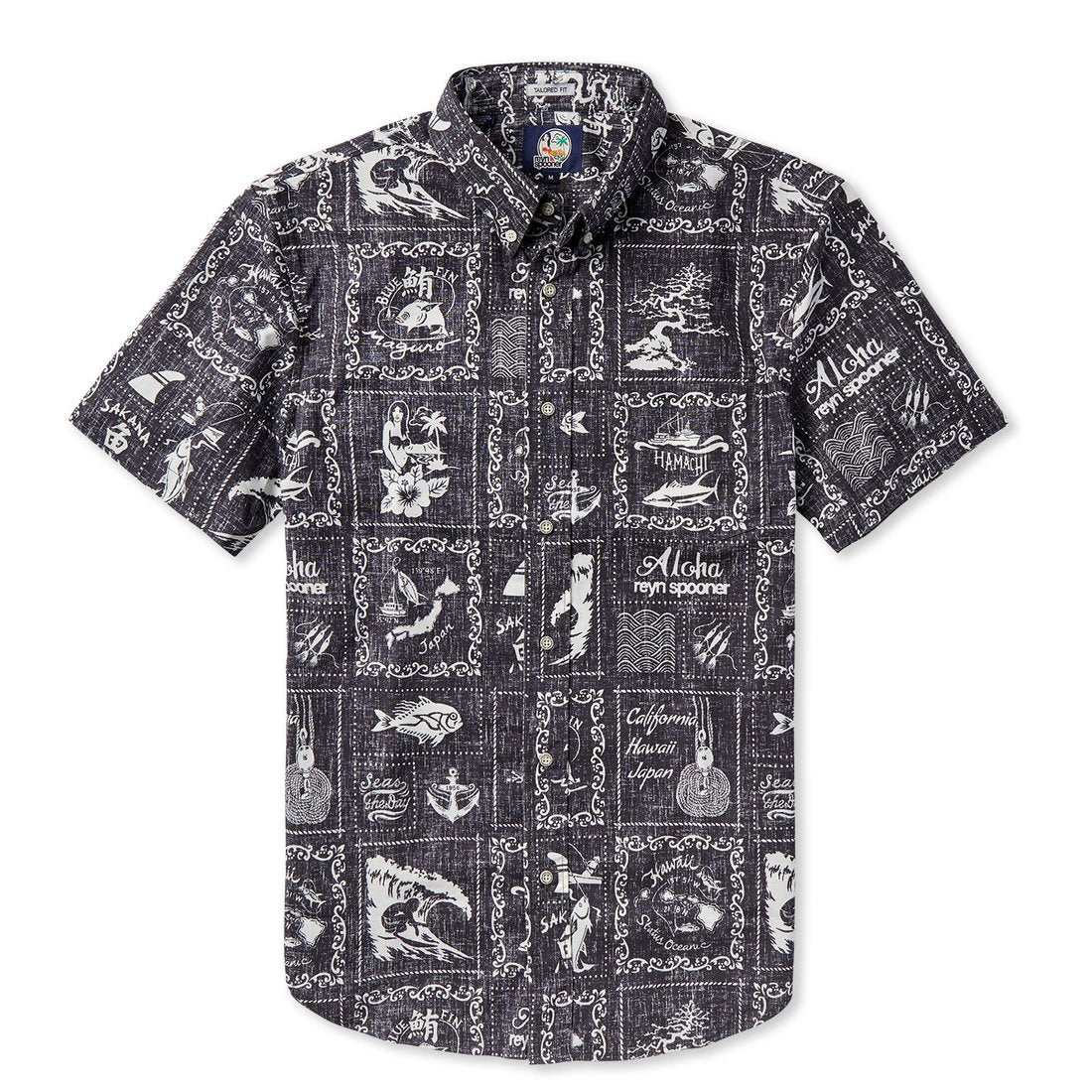 Reyn Spooner® Stories the East Hawaiian Shirt iconsofsurf-uk